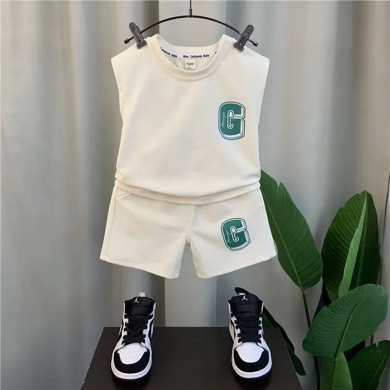 24 Summer New Boys' Vest Set