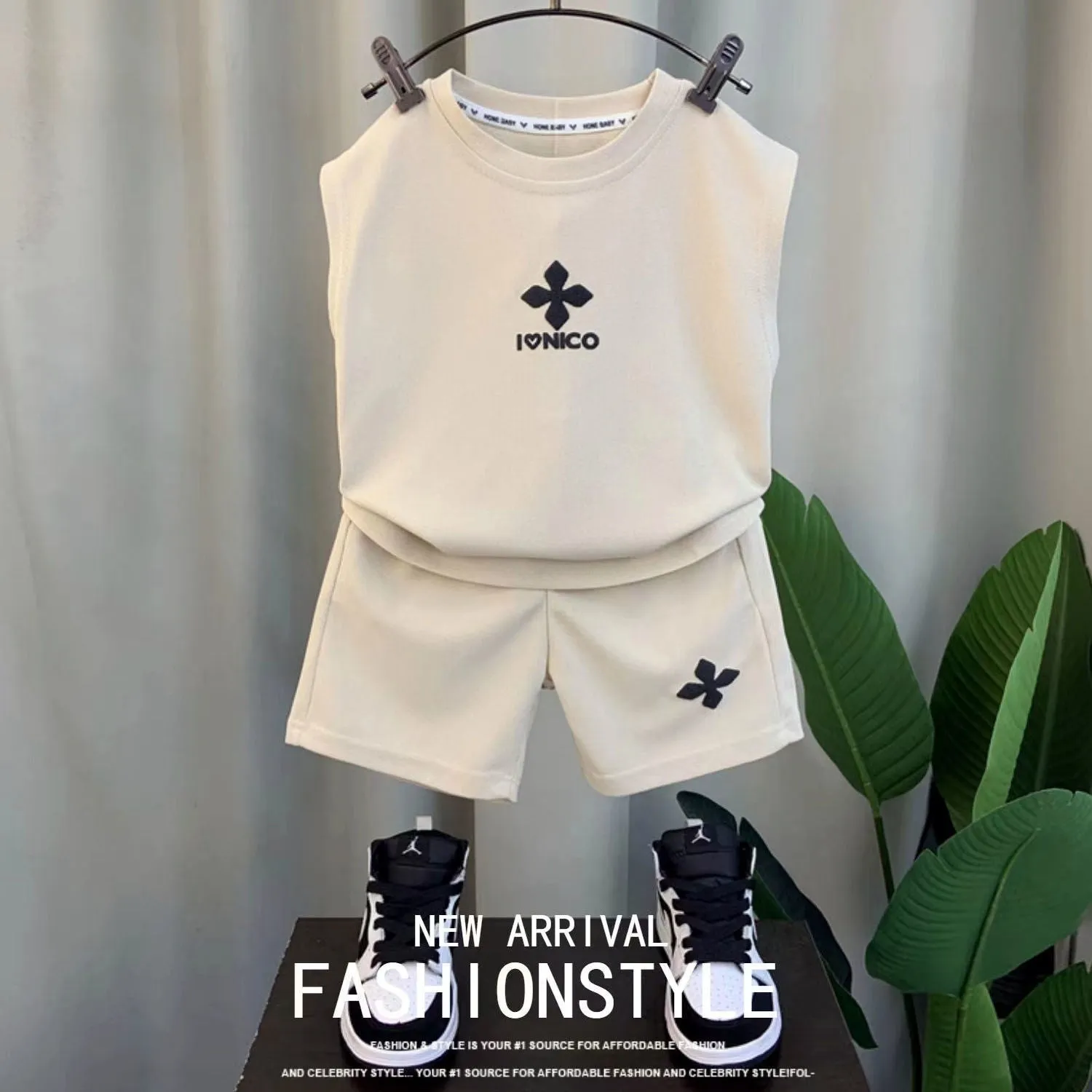 24 Summer New Boys' Vest Set