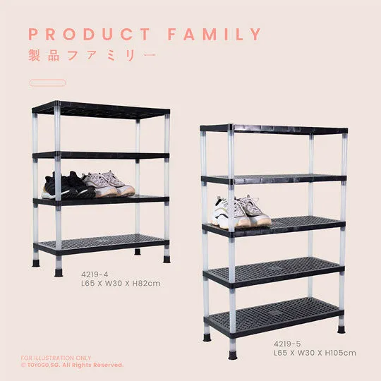 4 TIER SHOE/MULTI RACK (4219-4)