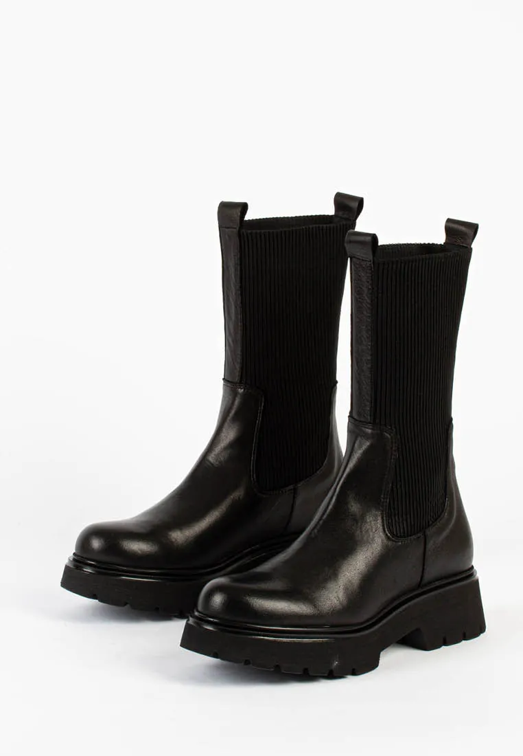 Alexia Black Chelsea Boots