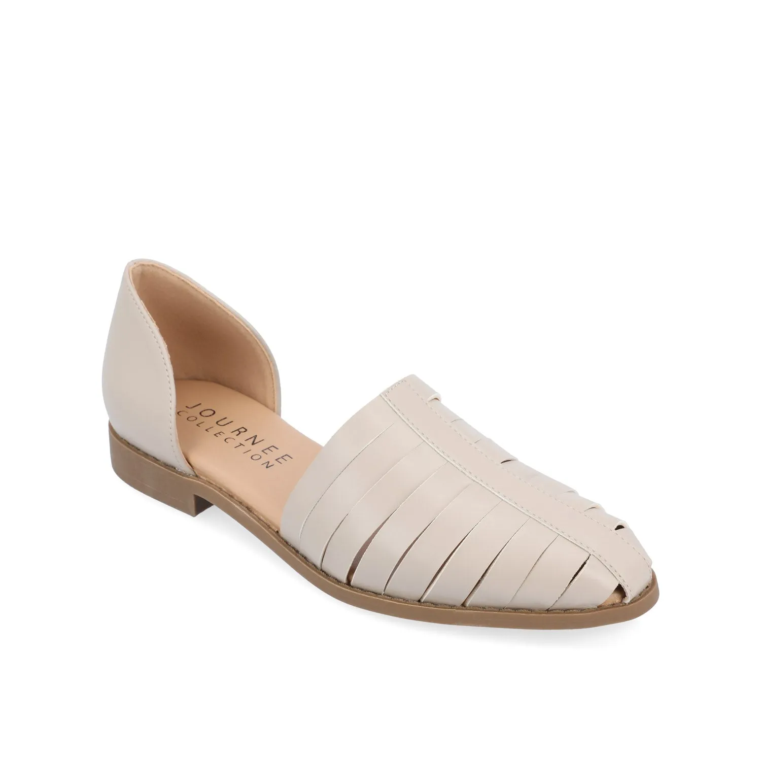 ANYAH D'ORSAY FLATS IN FAUX LEATHER