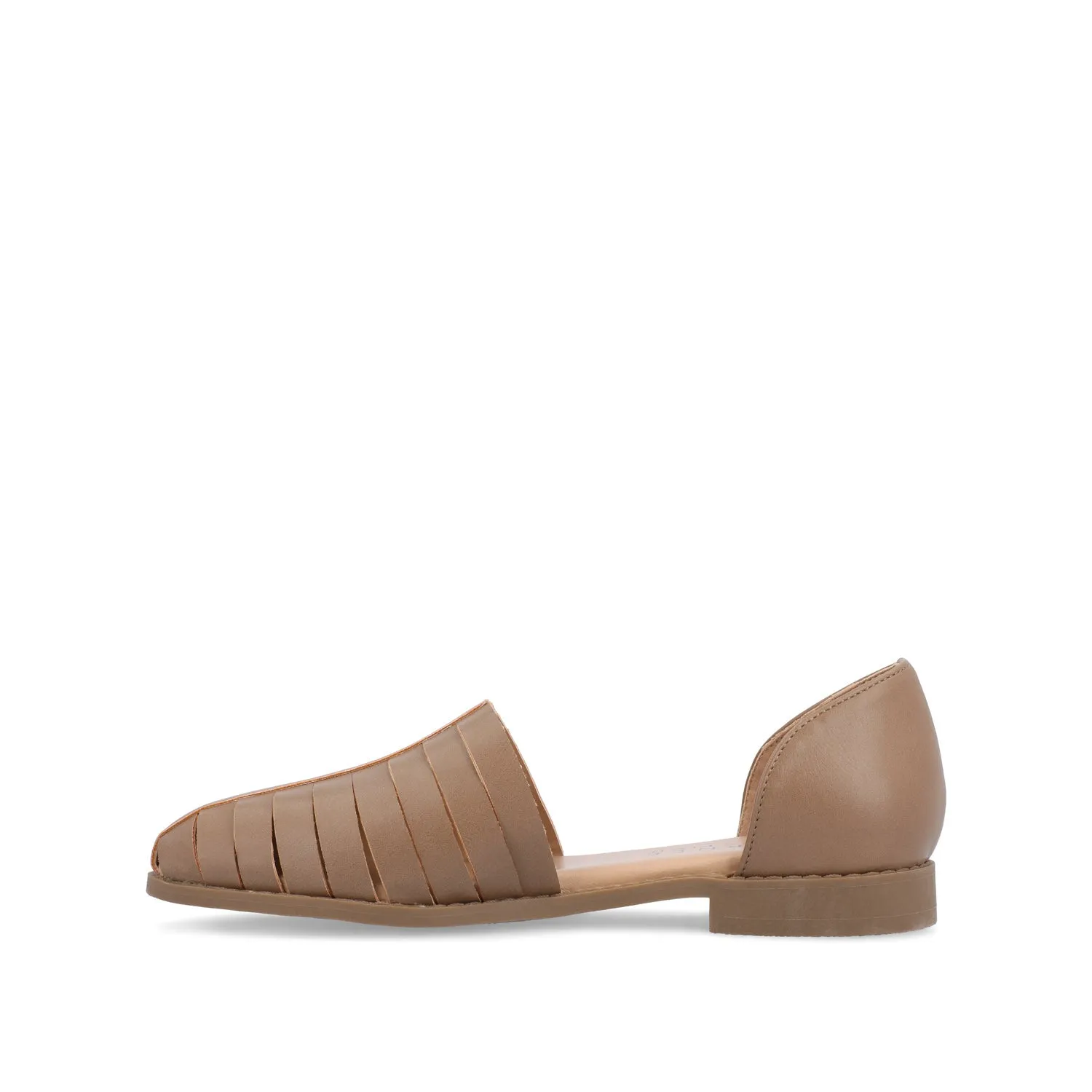 ANYAH D'ORSAY FLATS IN FAUX LEATHER