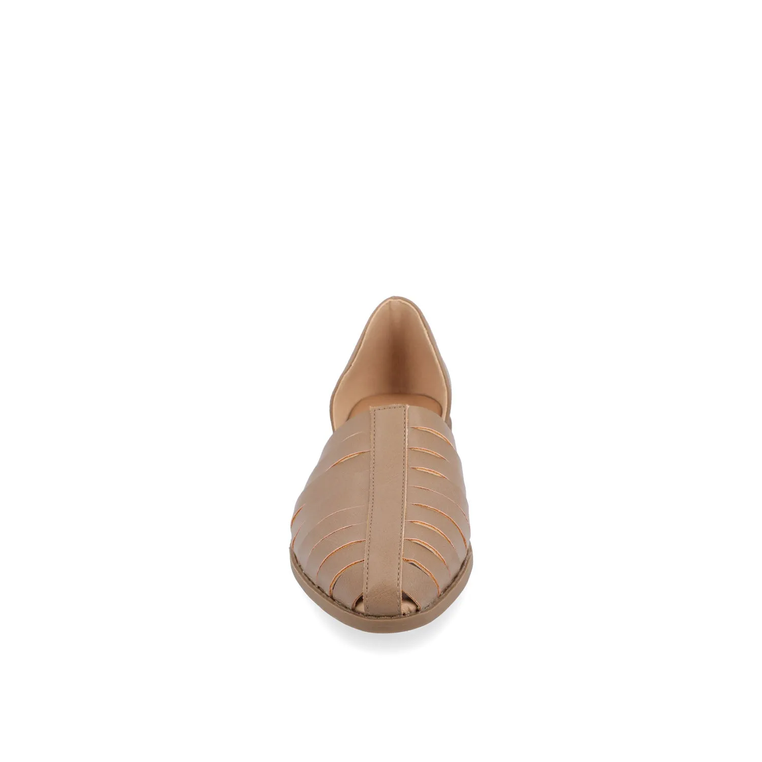 ANYAH D'ORSAY FLATS IN FAUX LEATHER