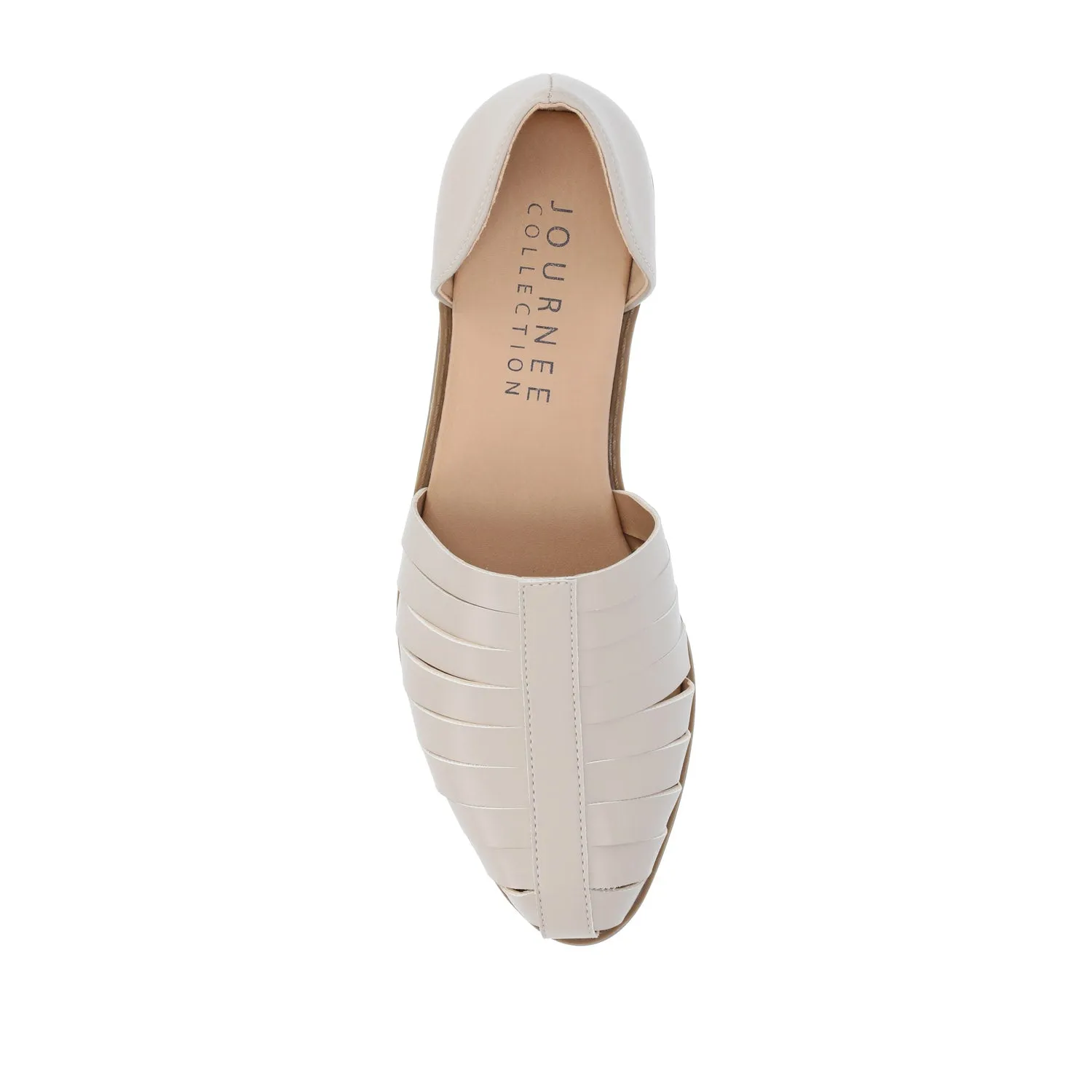 ANYAH D'ORSAY FLATS IN FAUX LEATHER