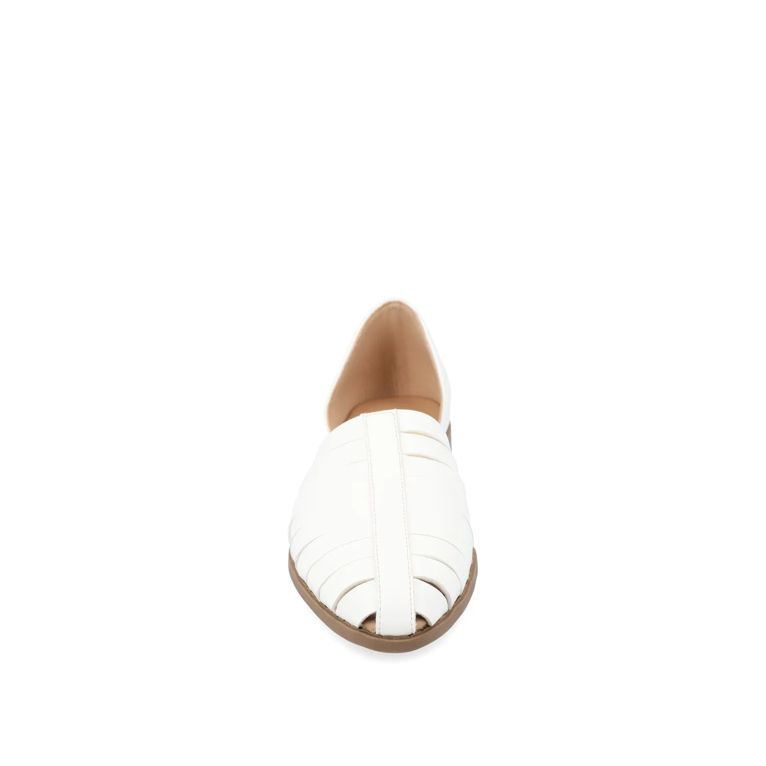 ANYAH D'ORSAY FLATS IN FAUX LEATHER