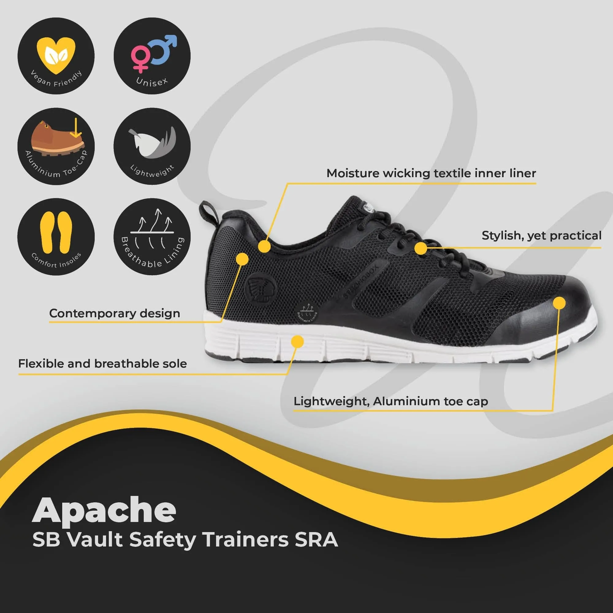 Apache Vault Safety Trainers SB SRA