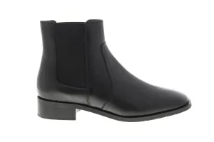 Aquatalia Tamera Calf Elastic 34L3824-BLK Womens Black Leather Chelsea Boots