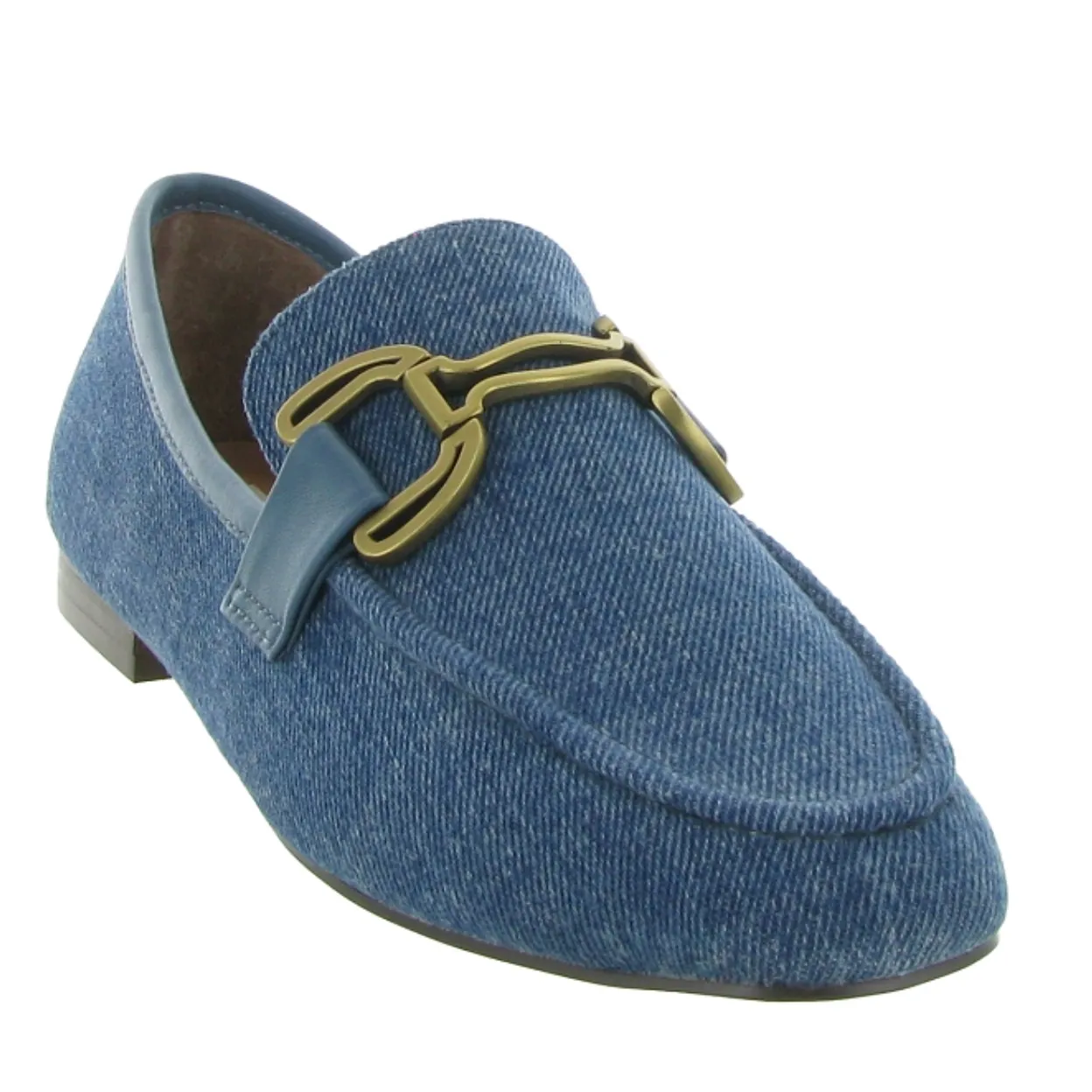 Bibi Lou Canvas Denim Loafers