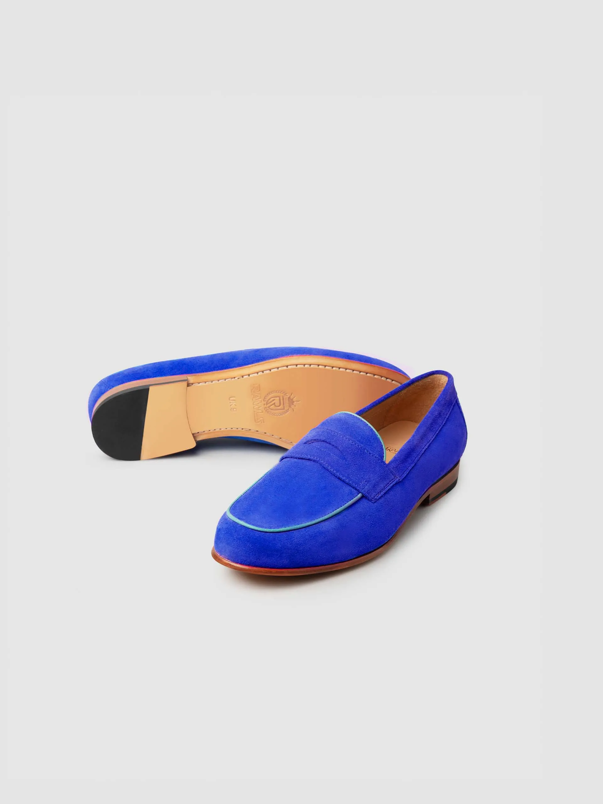 Charles Loafer - Sapphire Suede