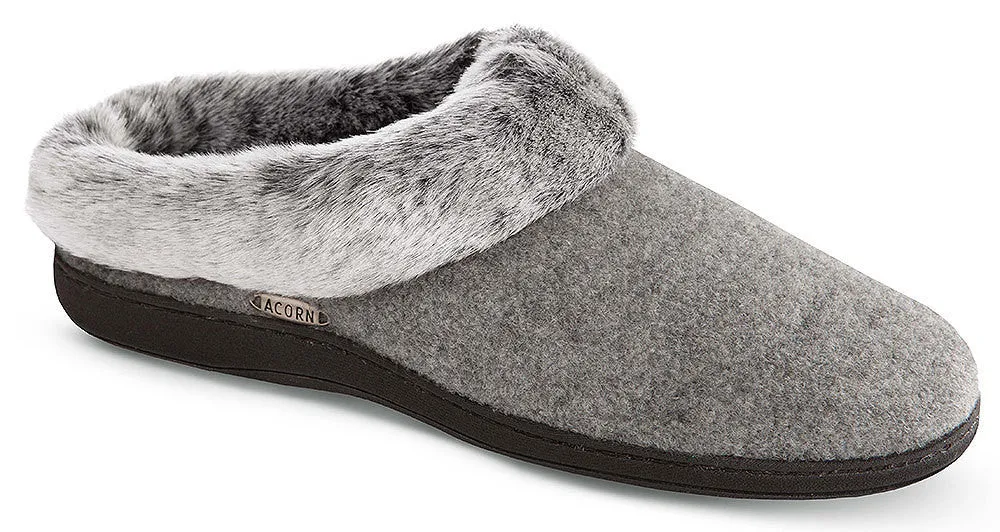 Chinchilla Mule II Slippers by Acorn