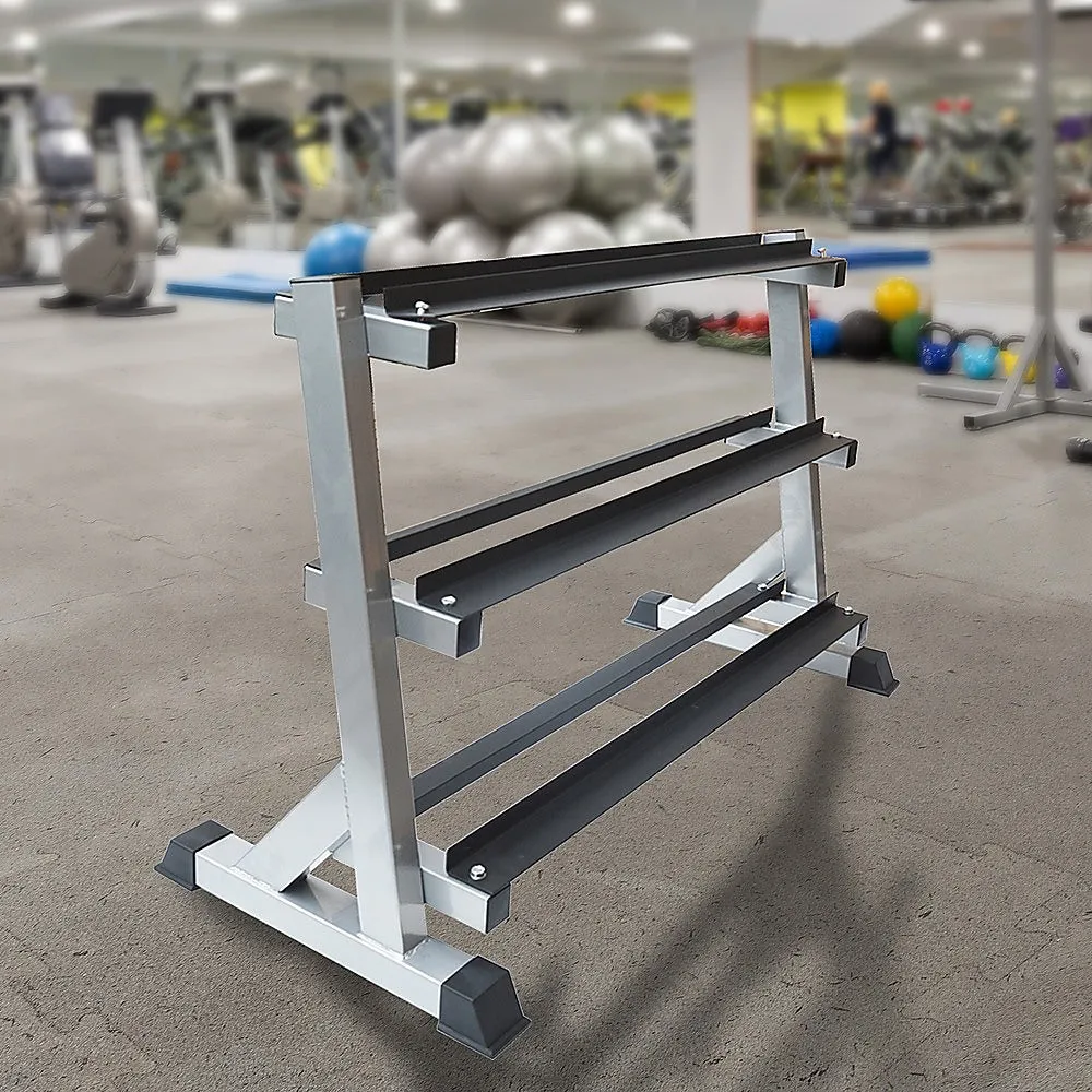 Compact 3 Tier Dumbbell Rack, 500 kg Capacity - Randy & Travis