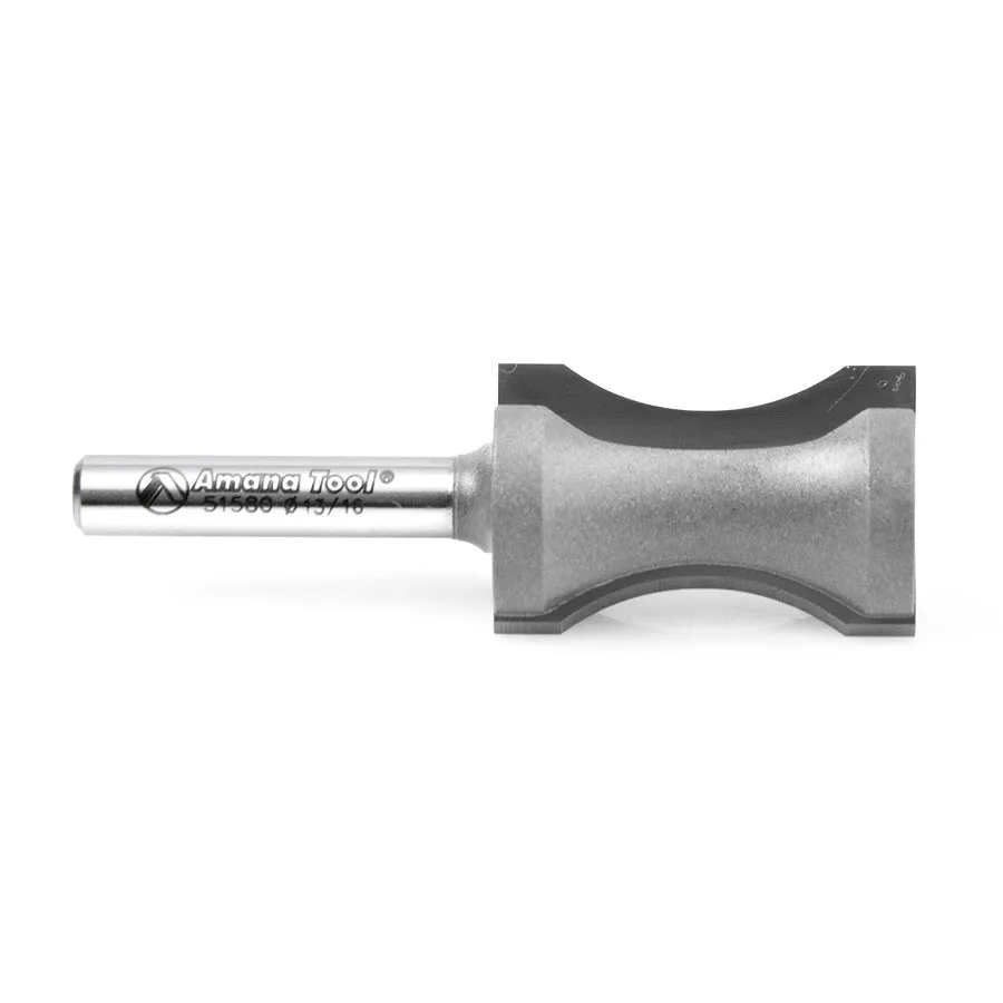 Convex Edging Router Bit | 23⁄32 Radius x 13⁄16 Dia x 1 1⁄4 x 1⁄4" Shank | 51580 | 738685155806