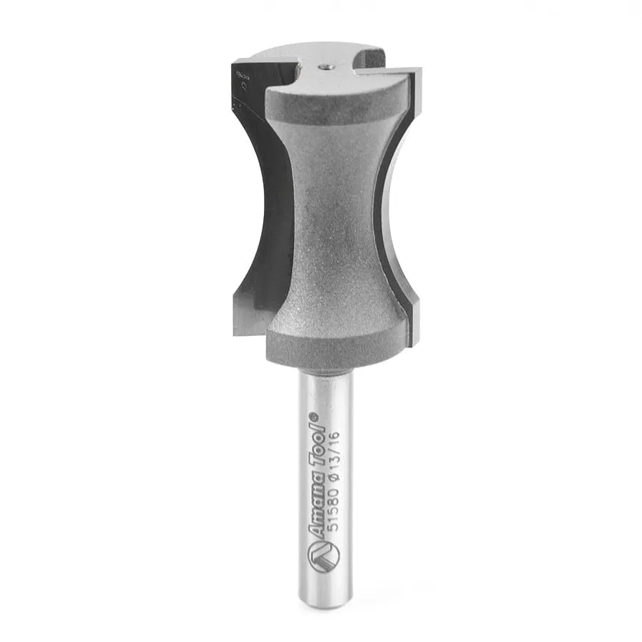 Convex Edging Router Bit | 23⁄32 Radius x 13⁄16 Dia x 1 1⁄4 x 1⁄4" Shank | 51580 | 738685155806