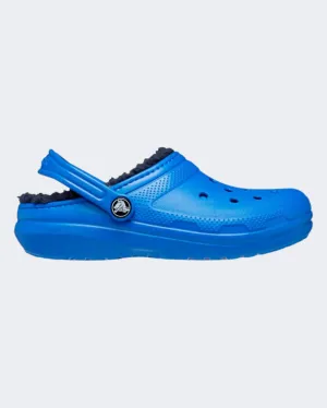 Crocs Classic Lined Clog Kids Lifestyle Slippers Blue 207009-4Kz