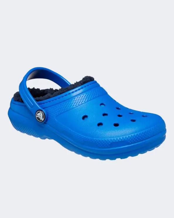 Crocs Classic Lined Clog Kids Lifestyle Slippers Blue 207009-4Kz