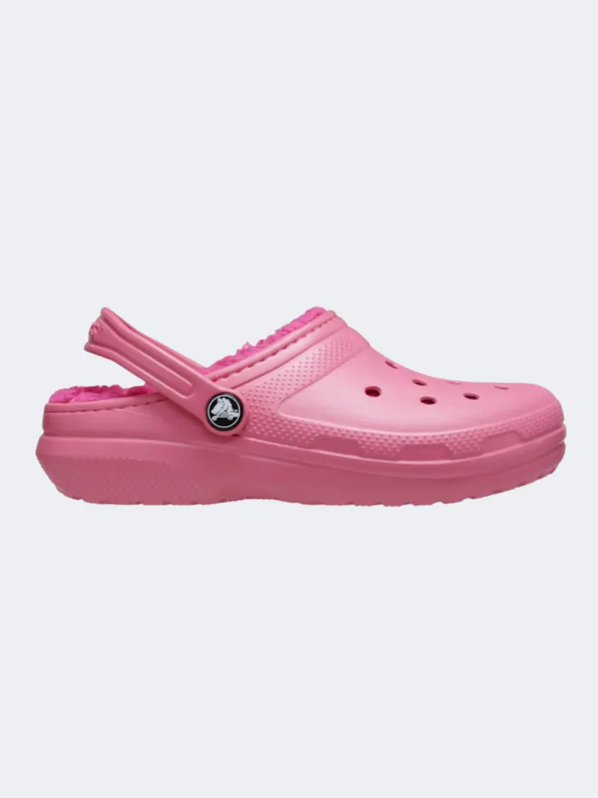 Crocs Classic Lined Kids-Unisex Lifestyle Slippers Hyper Pink