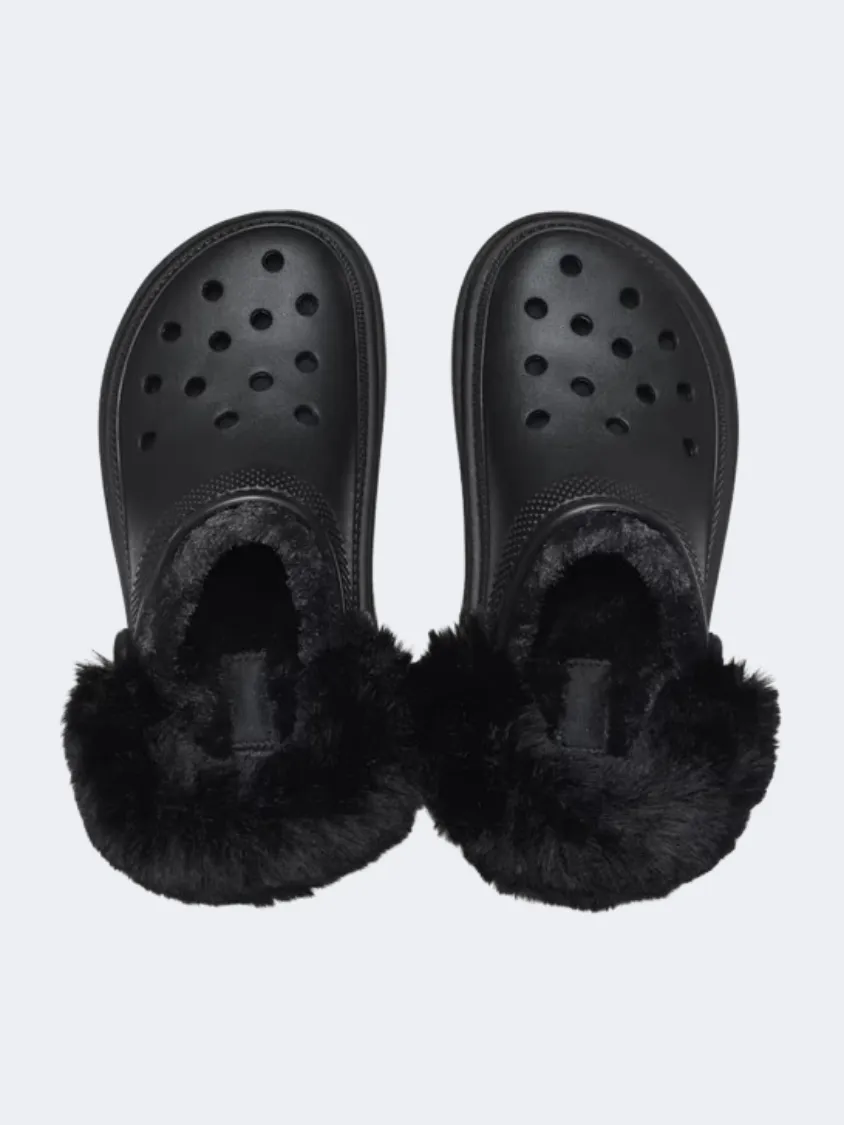 Crocs Stomp Lined Clog Unisex Lifestyle Slippers Black