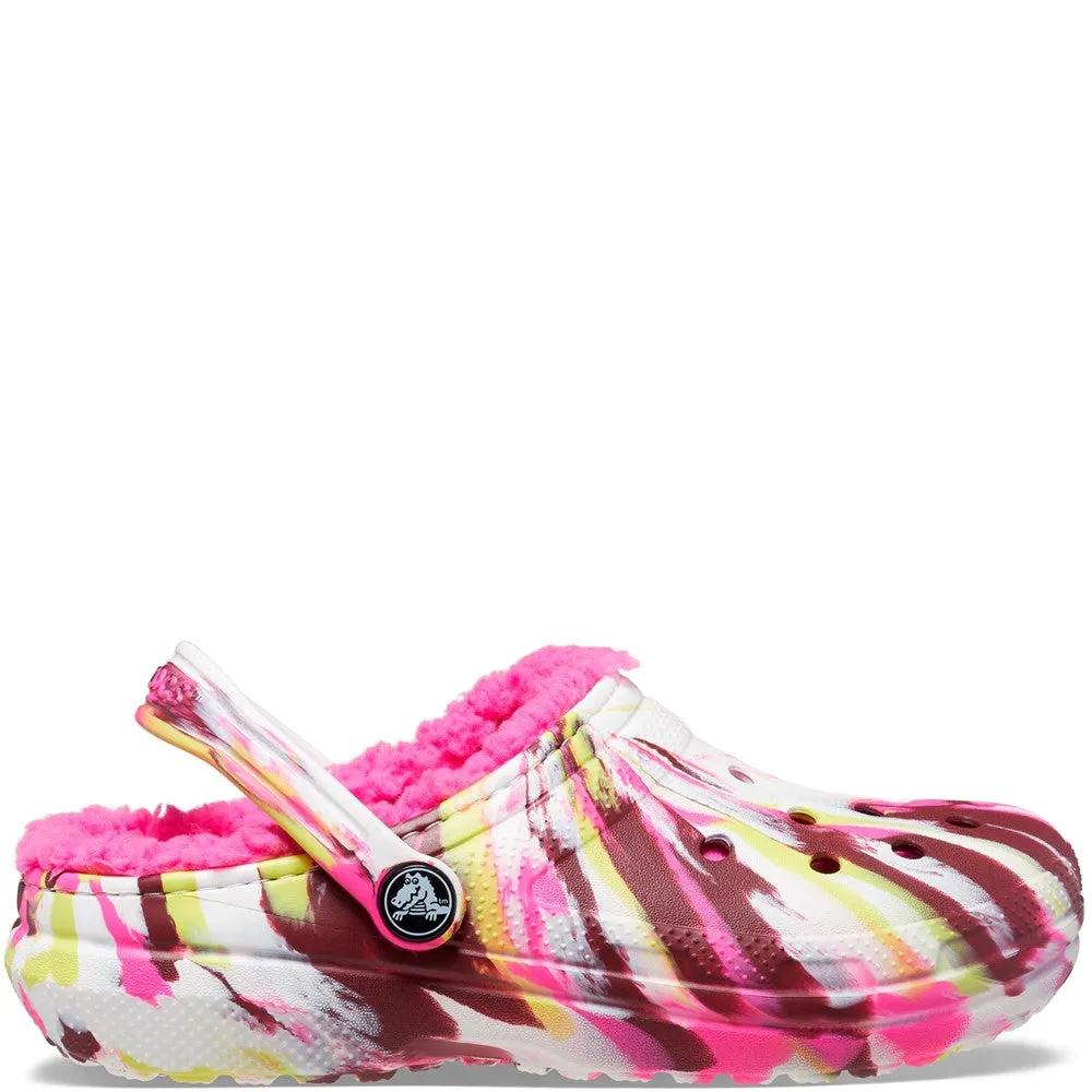 Crocs Toddler Classic Lined Marbled Clog