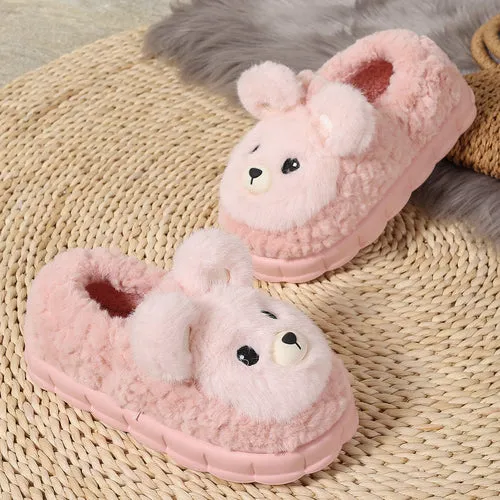 Cute Plush Furry Slippers