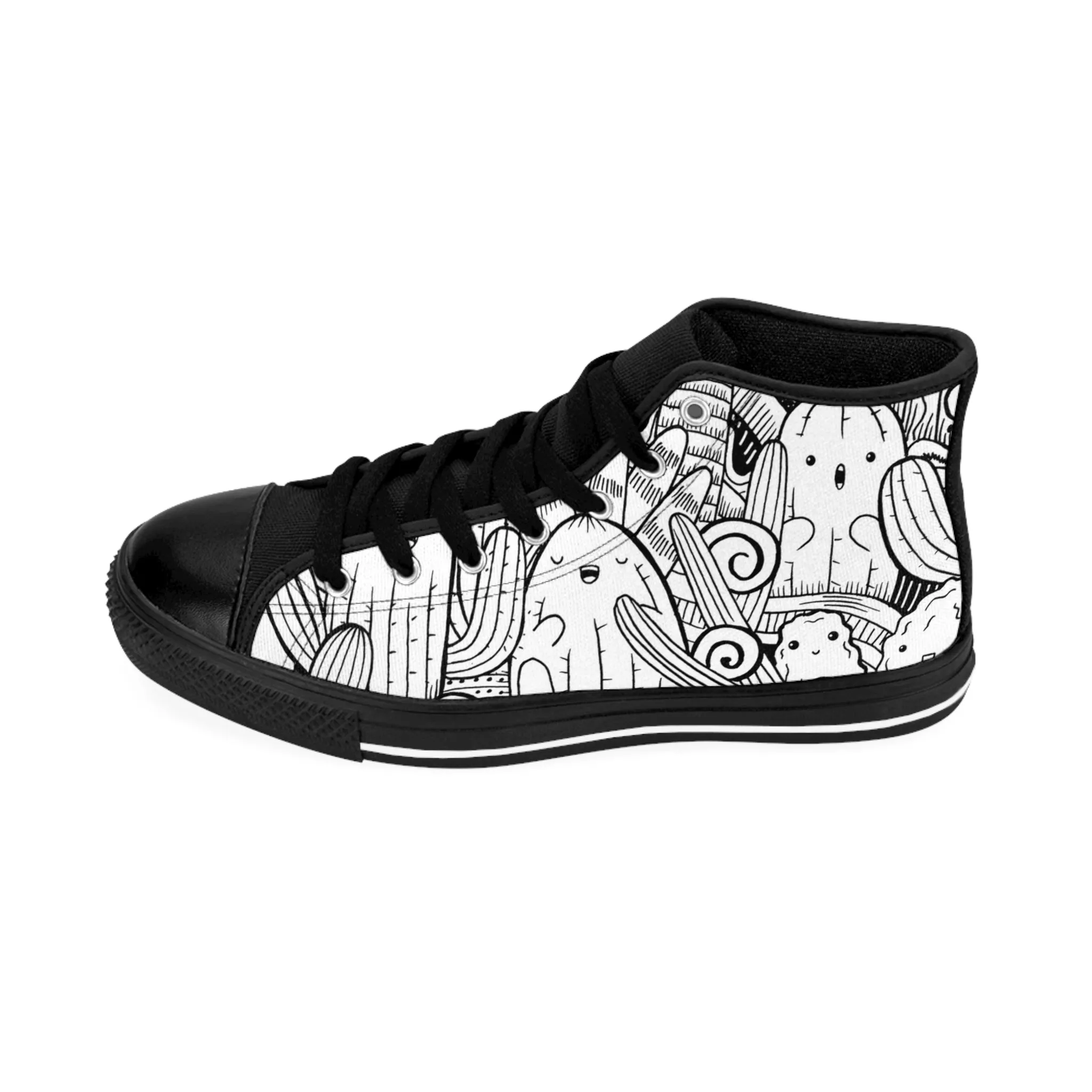 Doodle Cactus - Inovax Women's Classic Sneakers