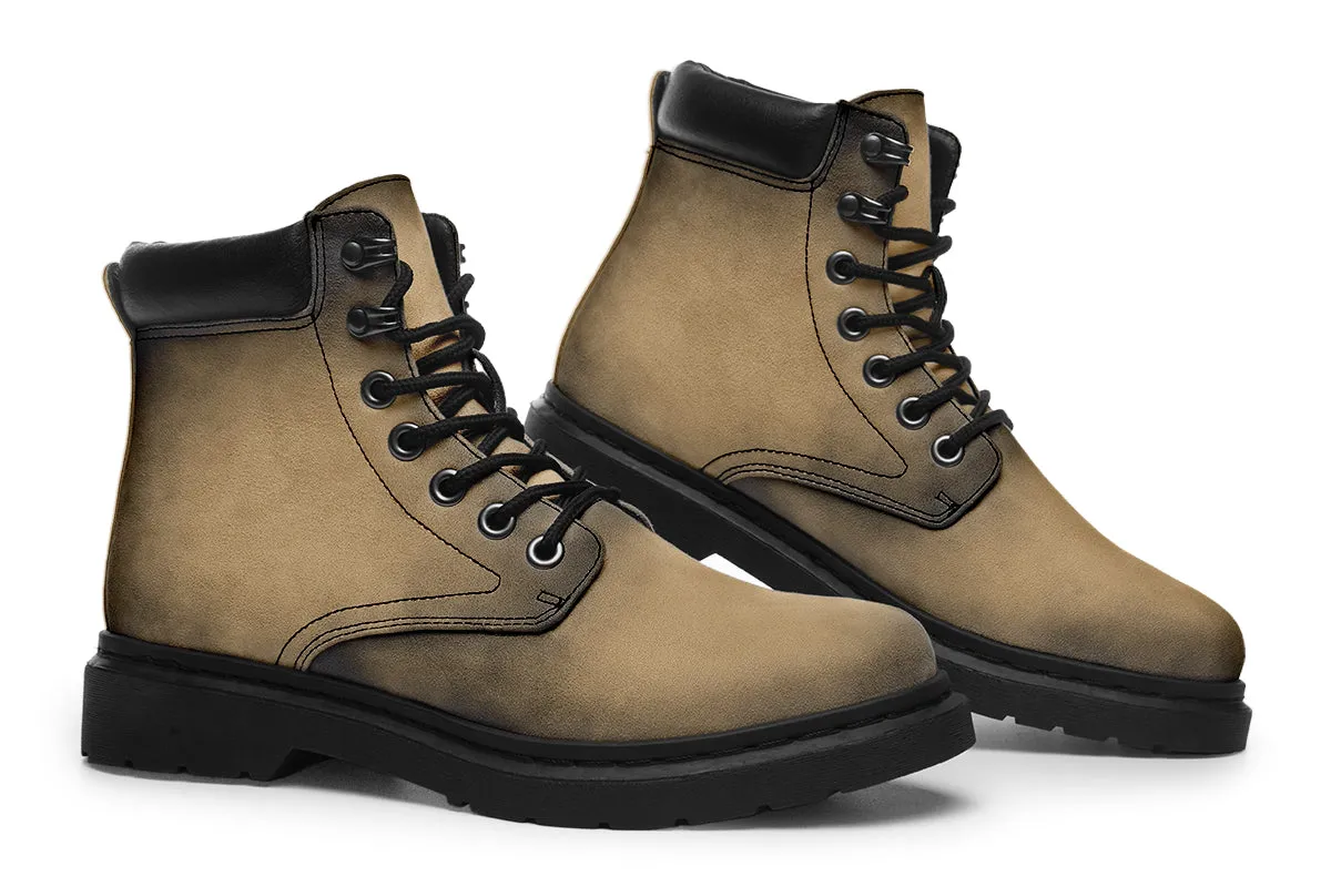 Elder Hide Classic Boots - High Quality Micro-Suede Weatherproof Vegan Shoes with Stitched on Soles