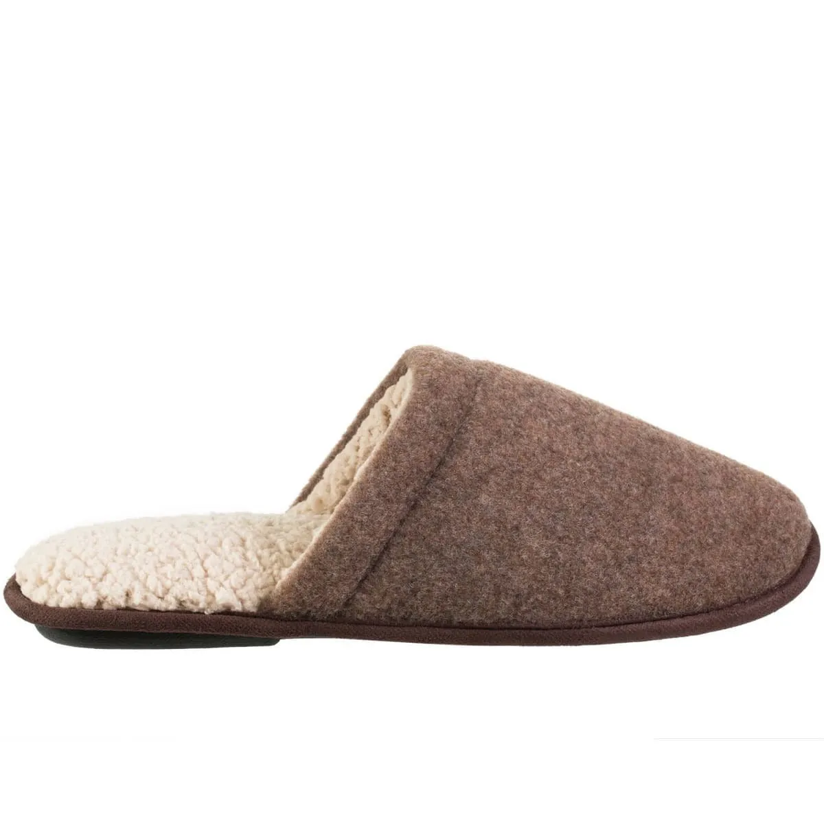 Essentials by Isotoner Men's Microterry Slip On Slipper - Brown