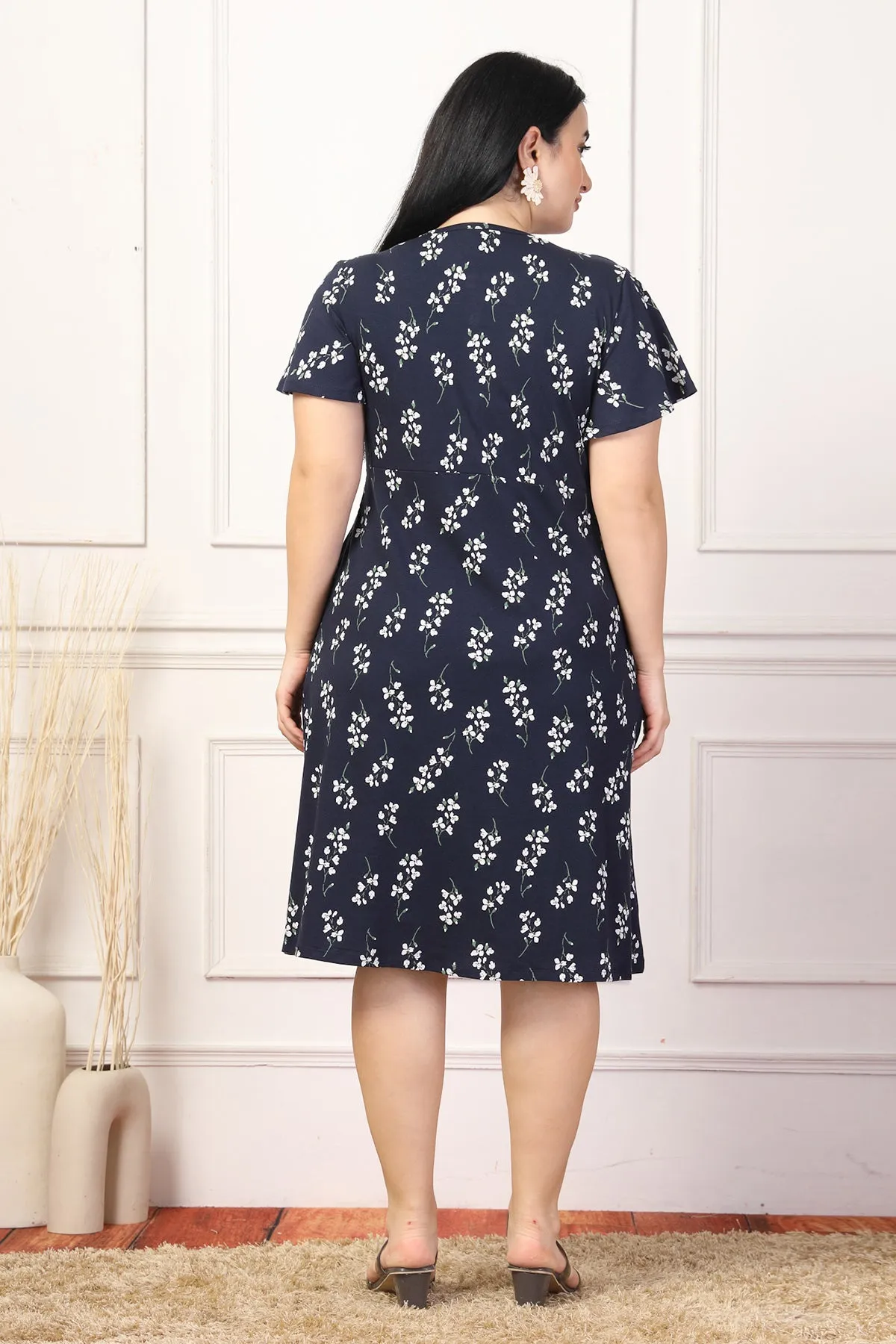 Everyday Bloom Maternity Zipless Feeding Dress