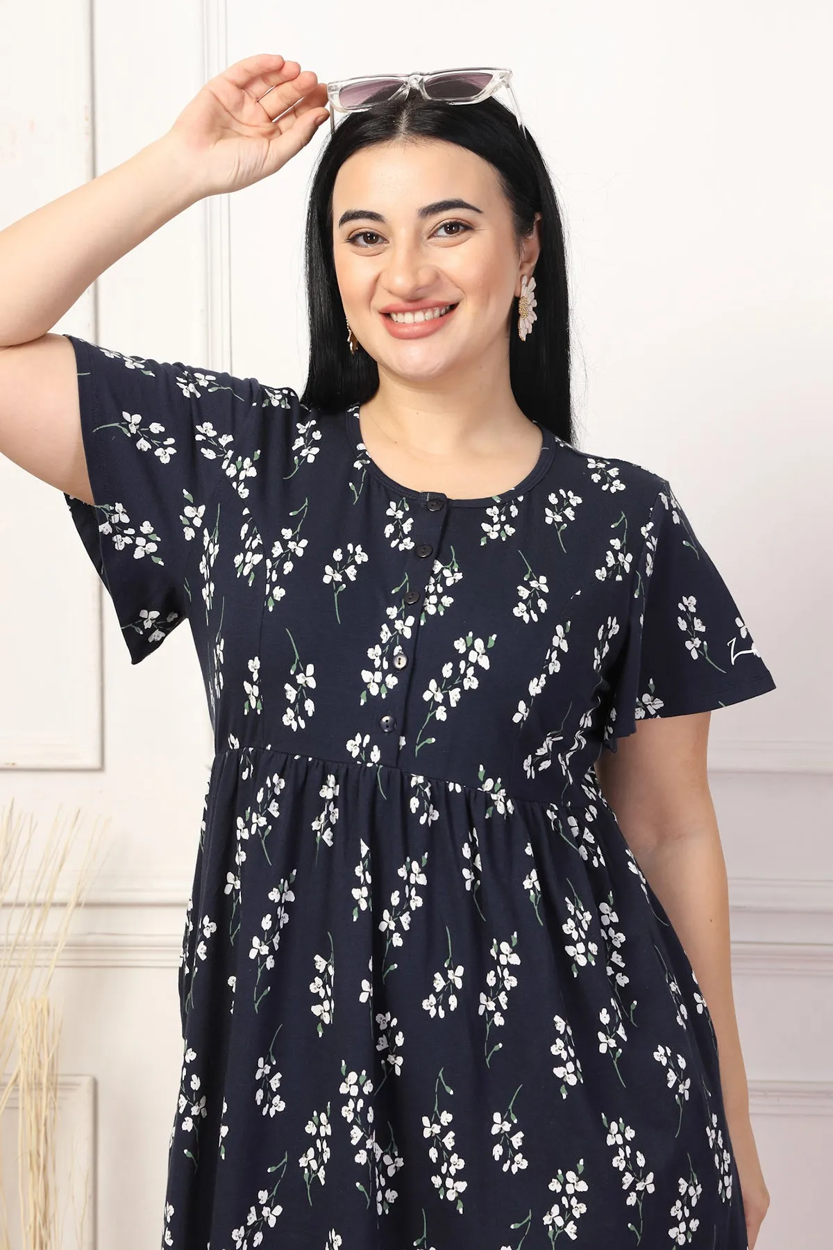 Everyday Bloom Maternity Zipless Feeding Dress