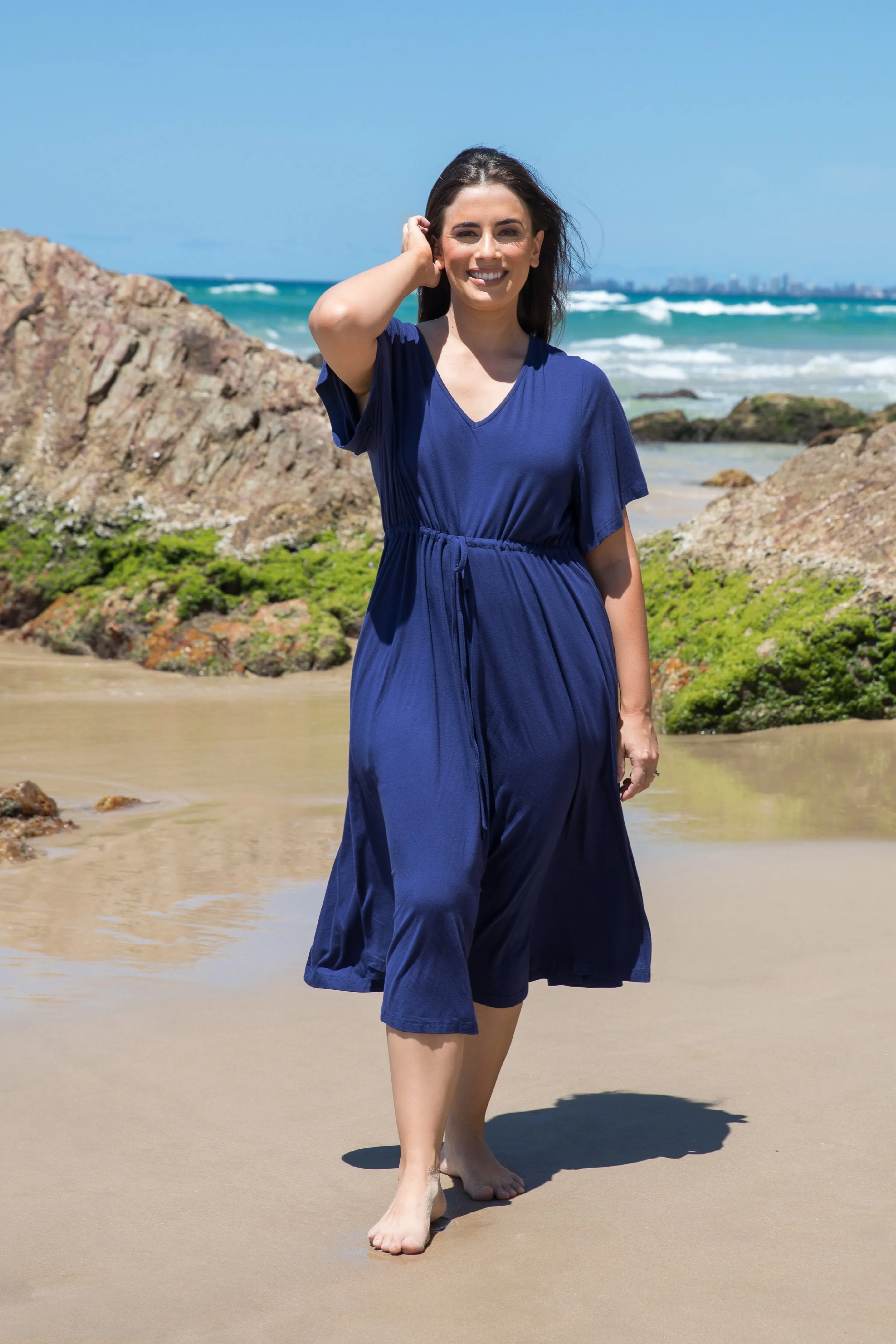 FINAL SALE Billine Dress in Navy