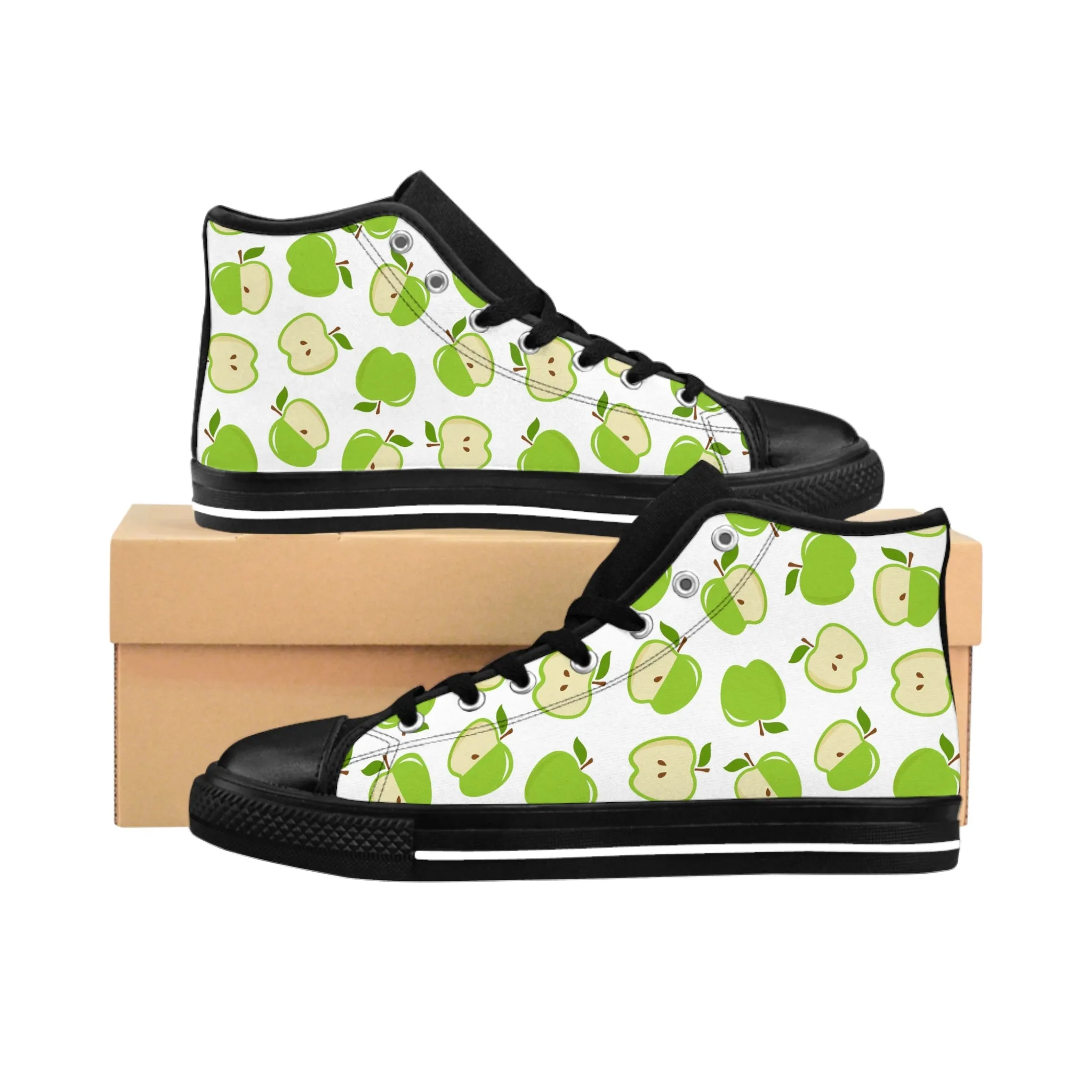 Green Apples Women's Classic Sneakers