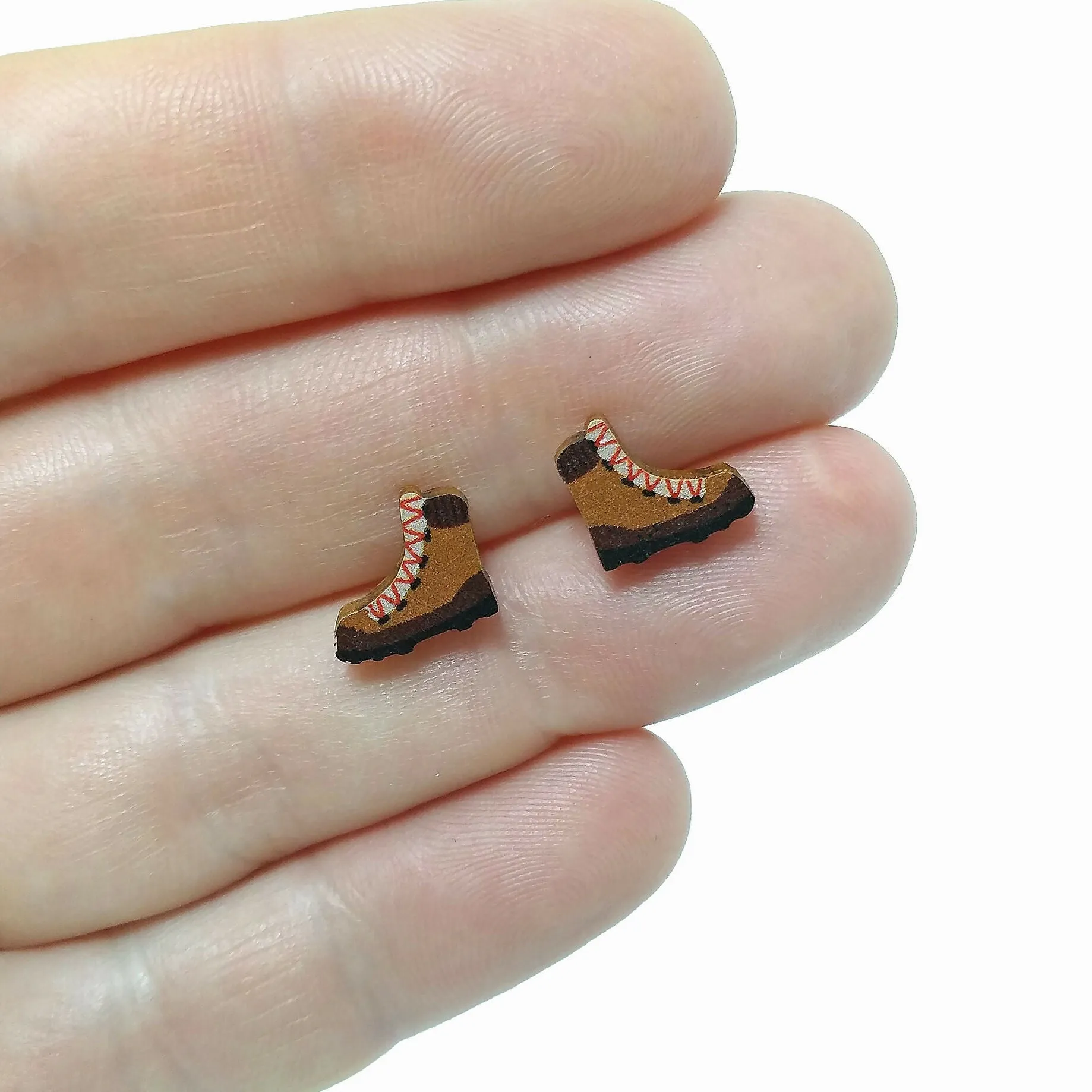 Hiking Boot Earrings