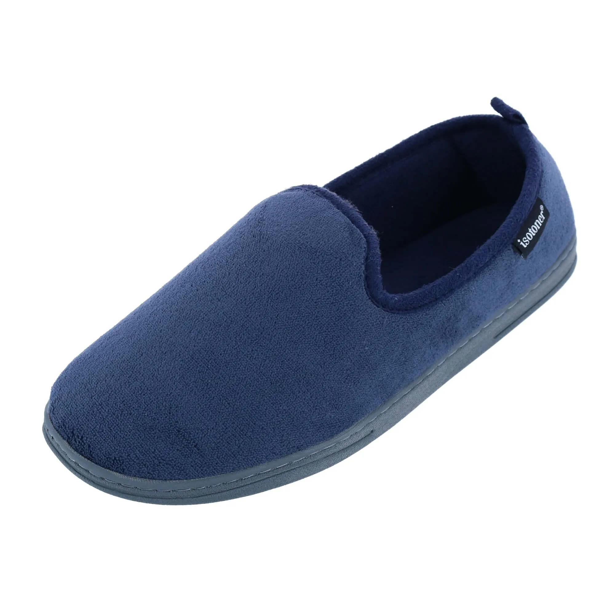 Isotoner Men's Microterry Samson Closed Back Slipper