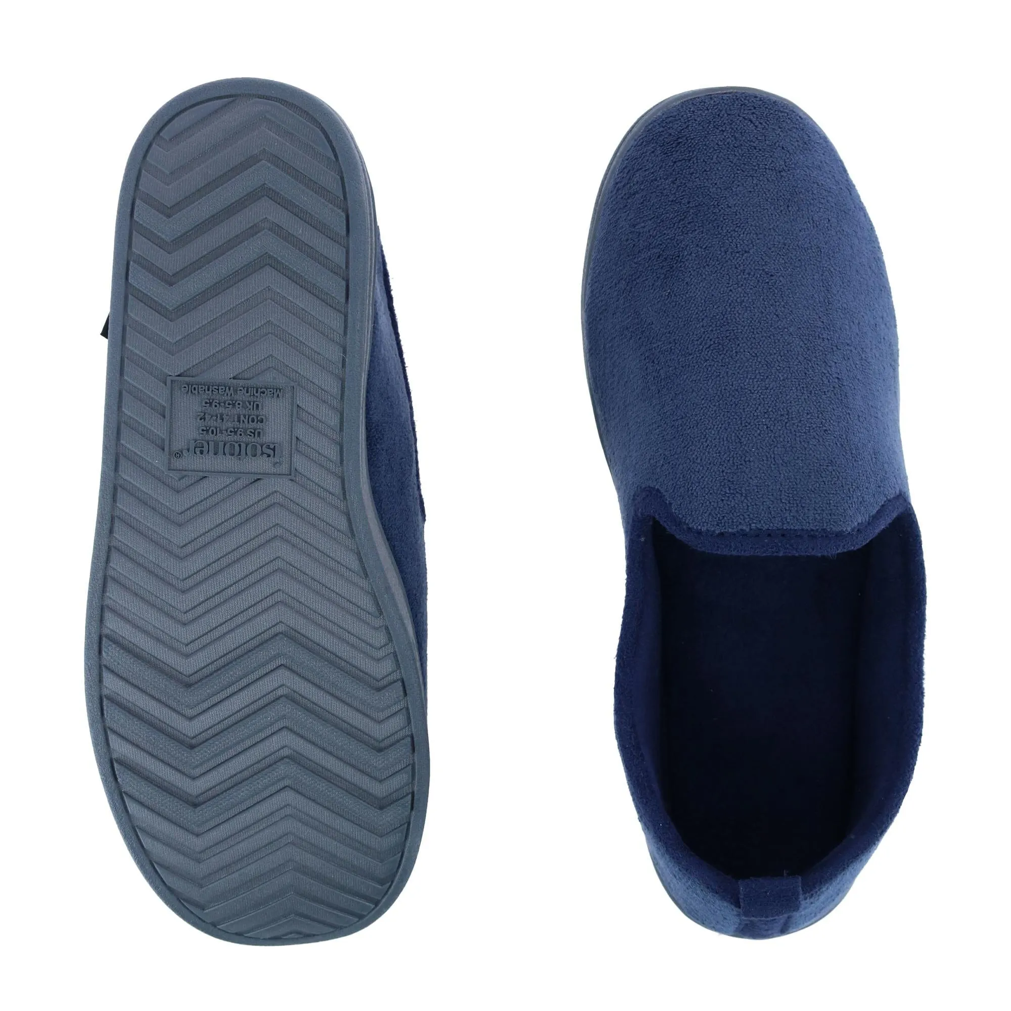 Isotoner Men's Microterry Samson Closed Back Slipper