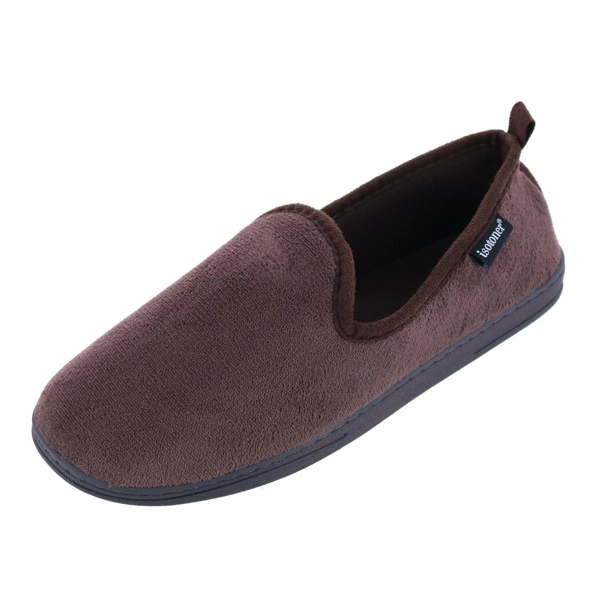 Isotoner Men's Microterry Samson Closed Back Slipper