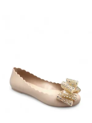 Jelly Ultra Bow Embellishment Flats