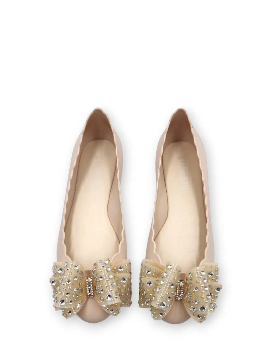 Jelly Ultra Bow Embellishment Flats