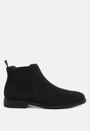 Joham Faux Leather Chelsea Boots