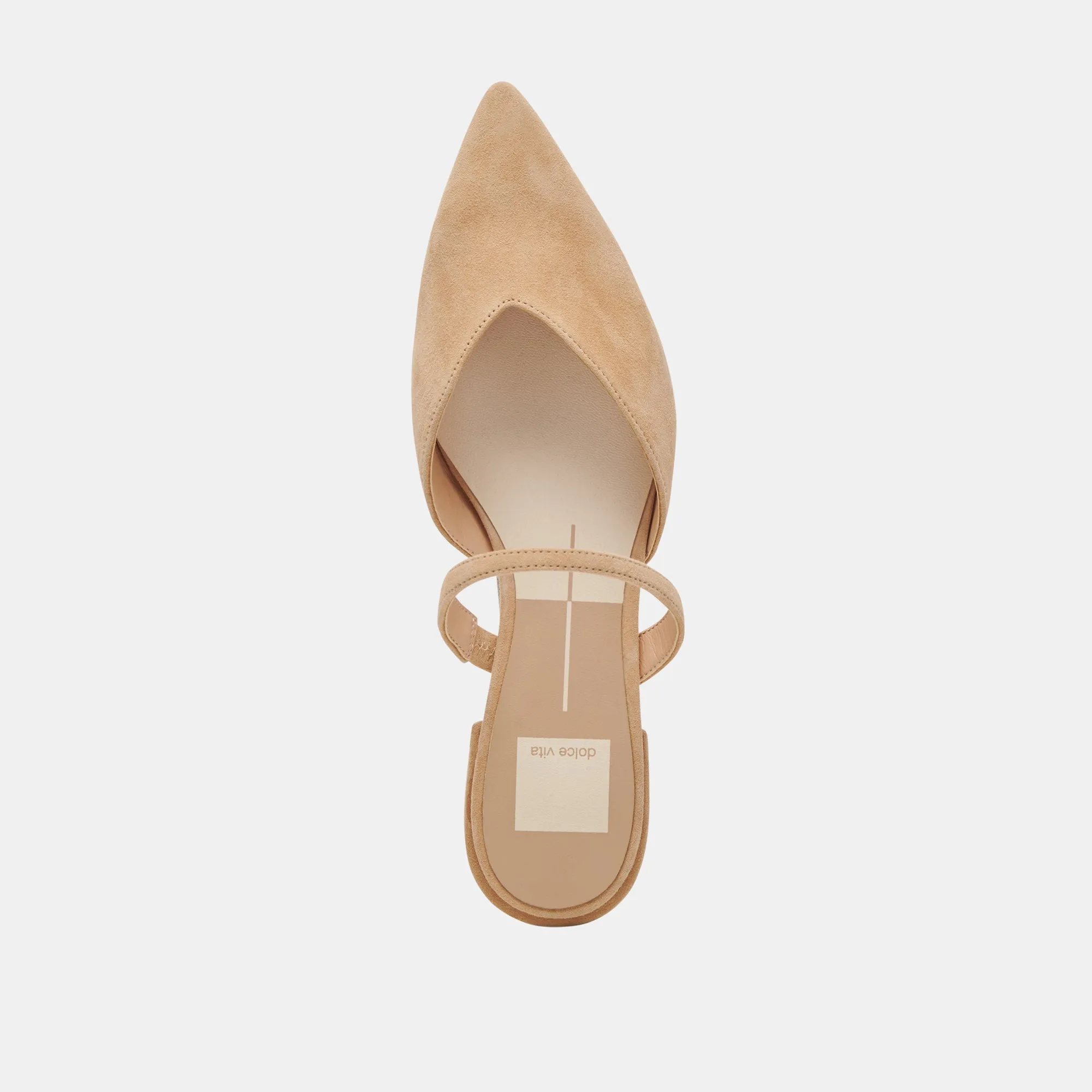 KANIKA FLATS TAN SUEDE