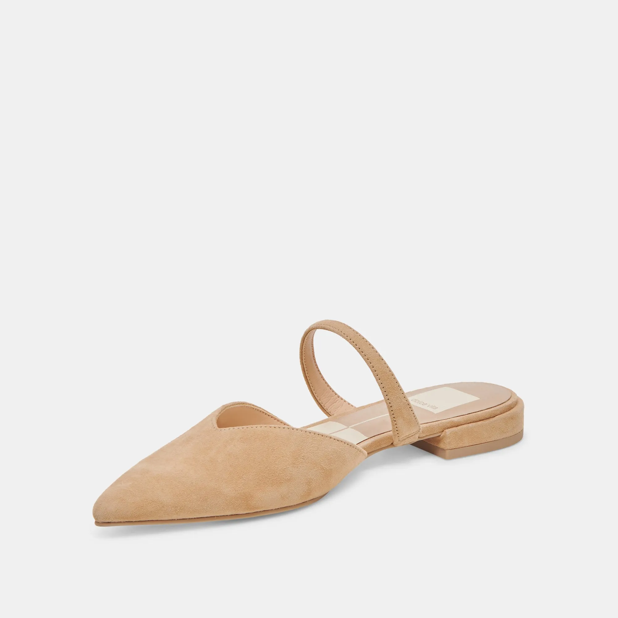 KANIKA FLATS TAN SUEDE