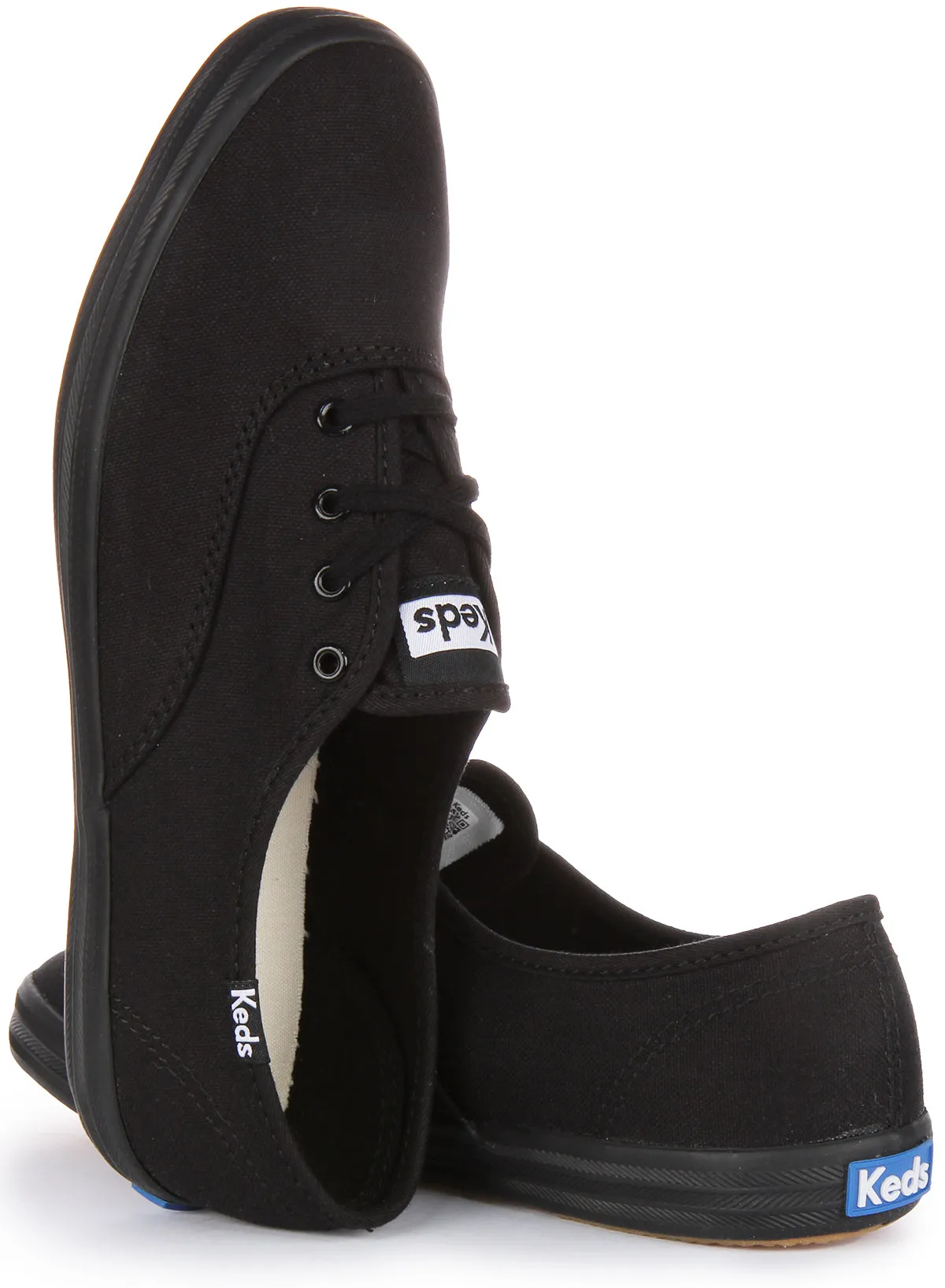 Keds Champion In All Black For Women