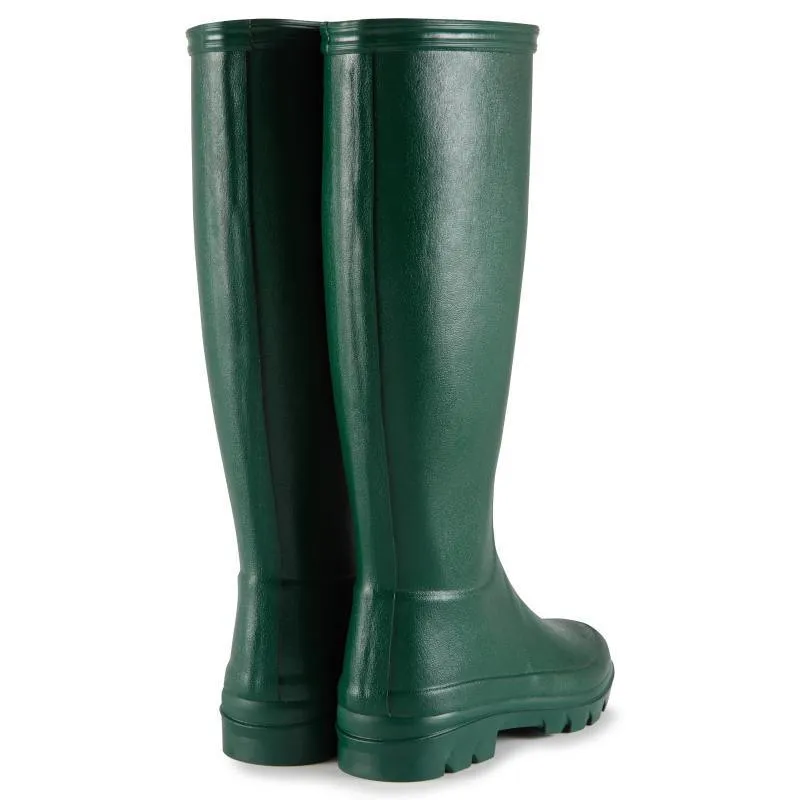 Le Chameau Iris Jersey Lined Ladies Wellington Boots - Vert Fonce