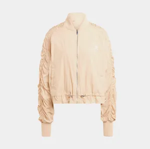 Lightweight Bomber Womens Jacket (Beige)