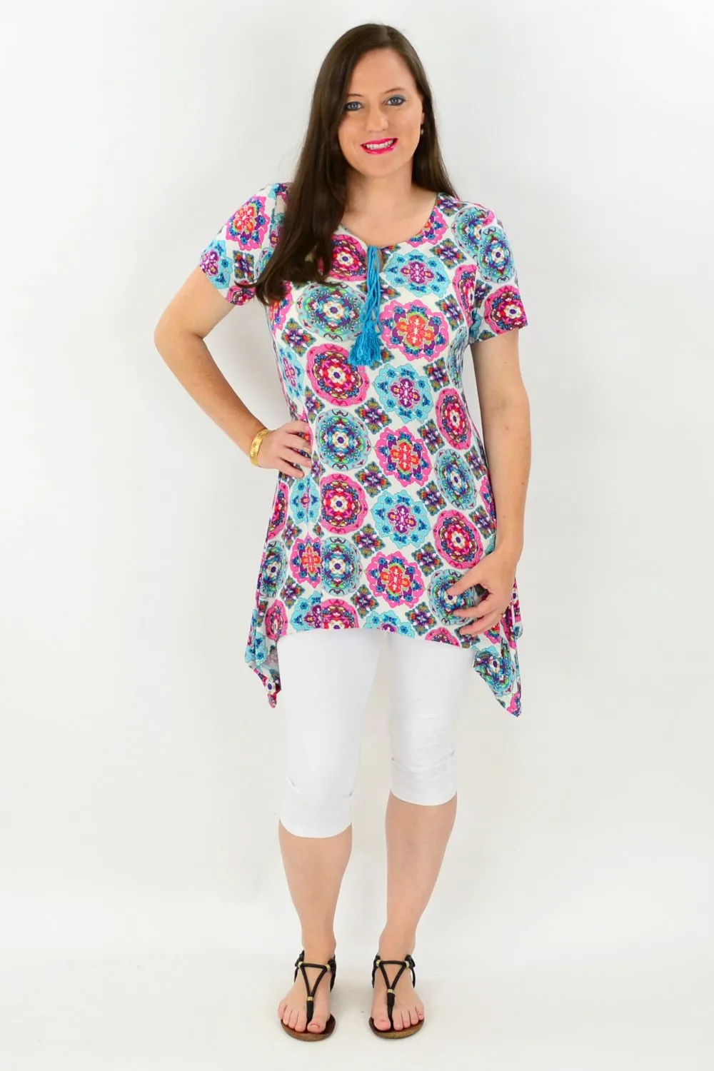 Louisiana Floral Tunic Top