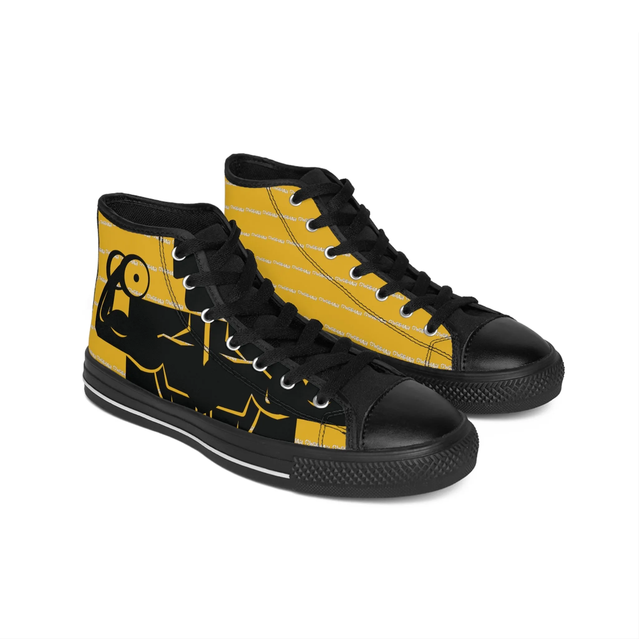 OWN MAN Men's Classic Sneakers Yellow