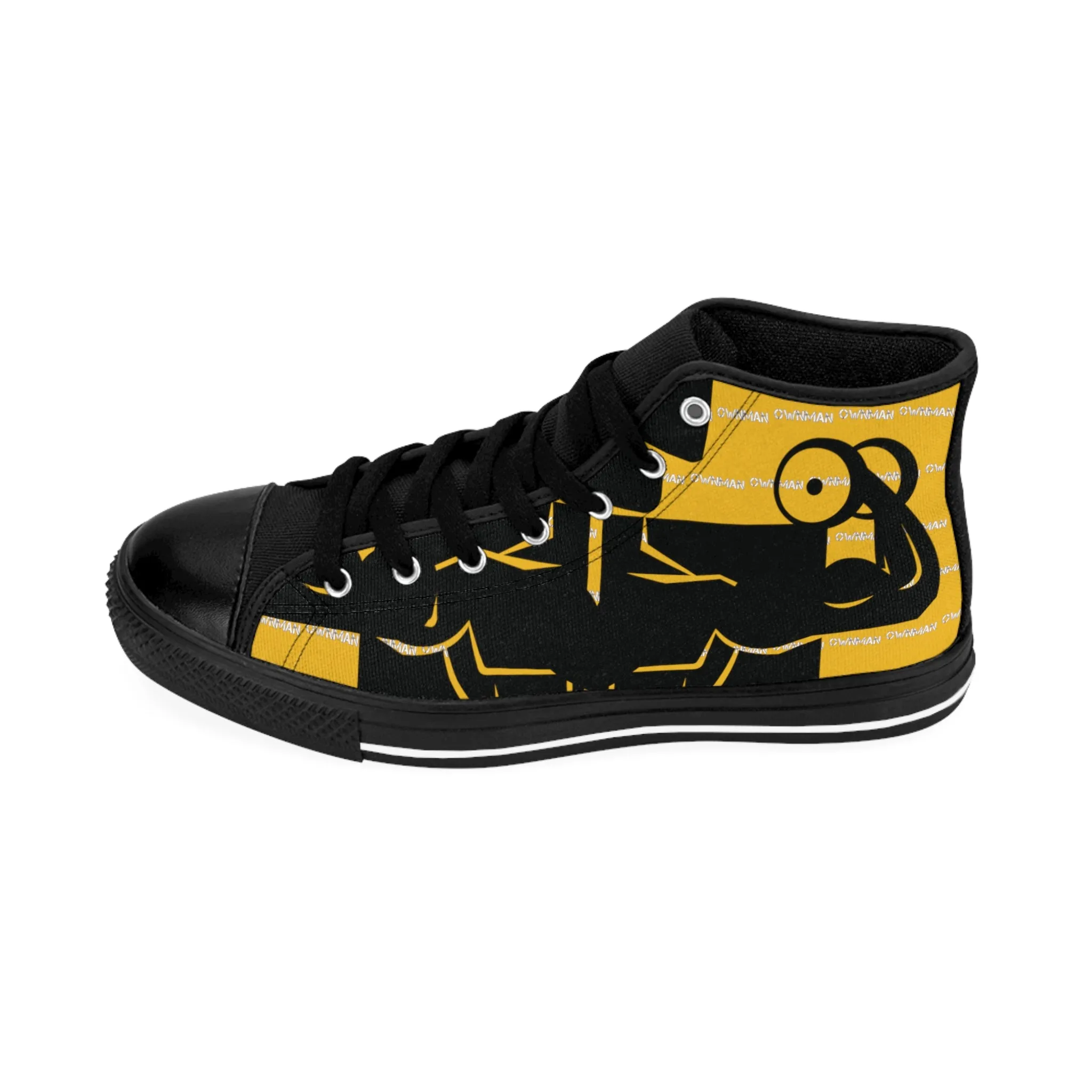 OWN MAN Men's Classic Sneakers Yellow