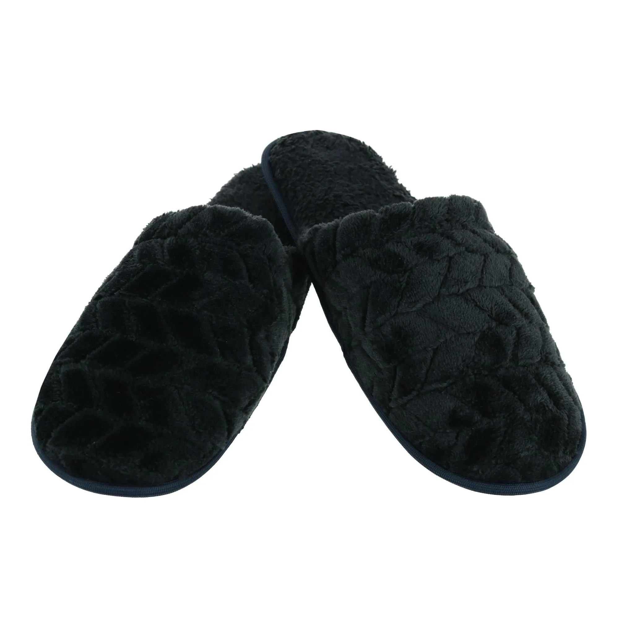 Polar Extreme Men's Plush Chevron Sherpa Lined Slipper