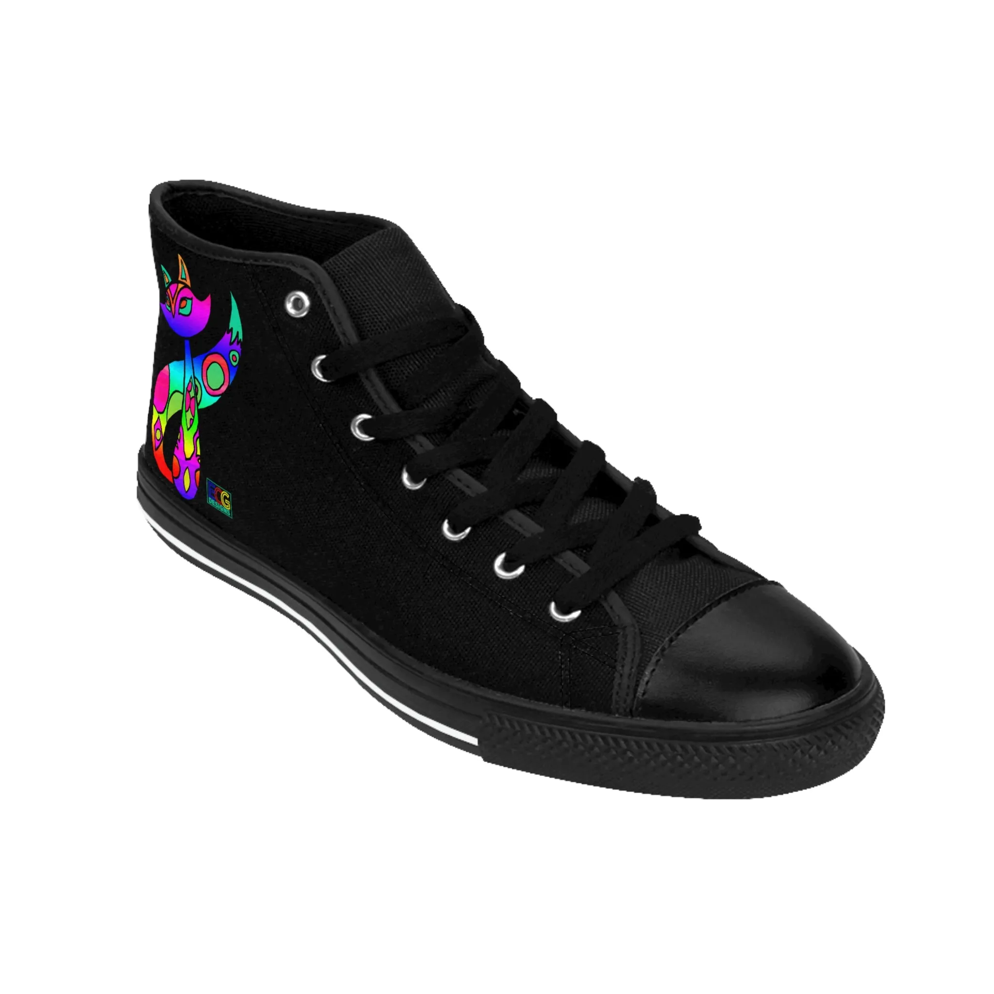 Rainbow Cat Men's Classic Sneakers