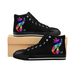 Rainbow Cat Men's Classic Sneakers