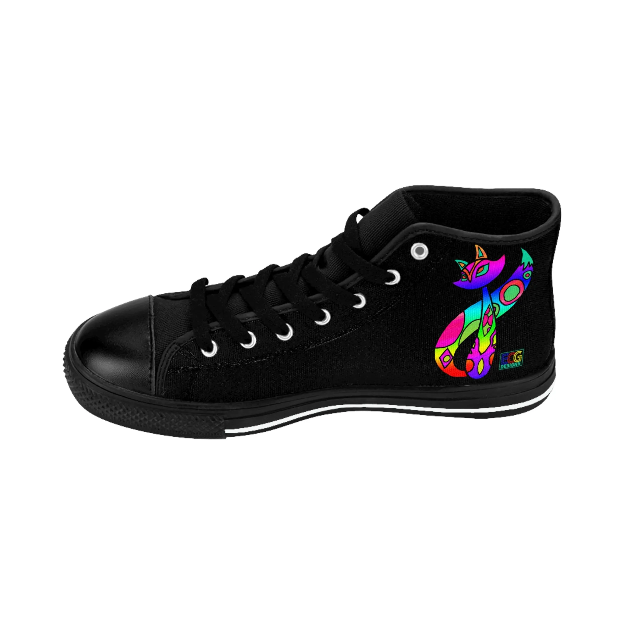 Rainbow Cat Men's Classic Sneakers