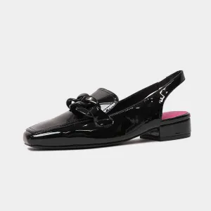 Randal Black Patent Leather Loafers